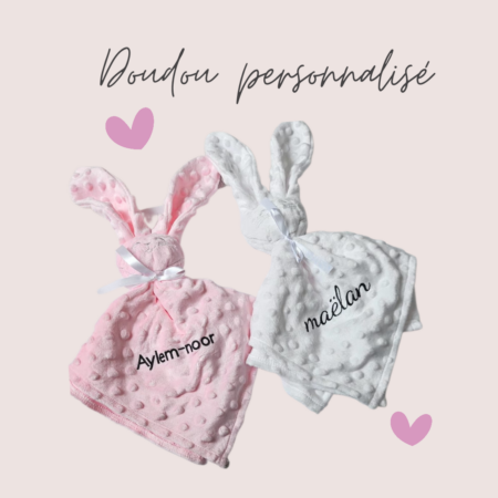 Doudou personnalisé pour bébé